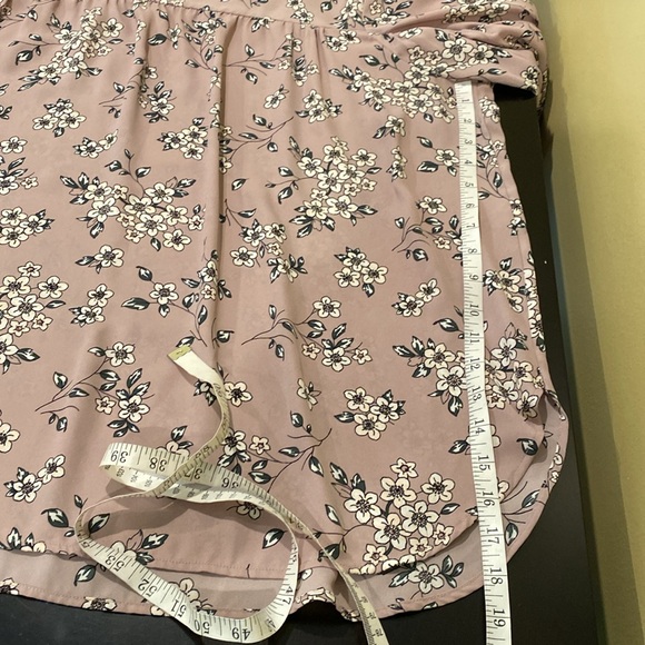 Loft Outlet Floral Long Sleeve Flowy Tunic, XL - Picture 7 of 7